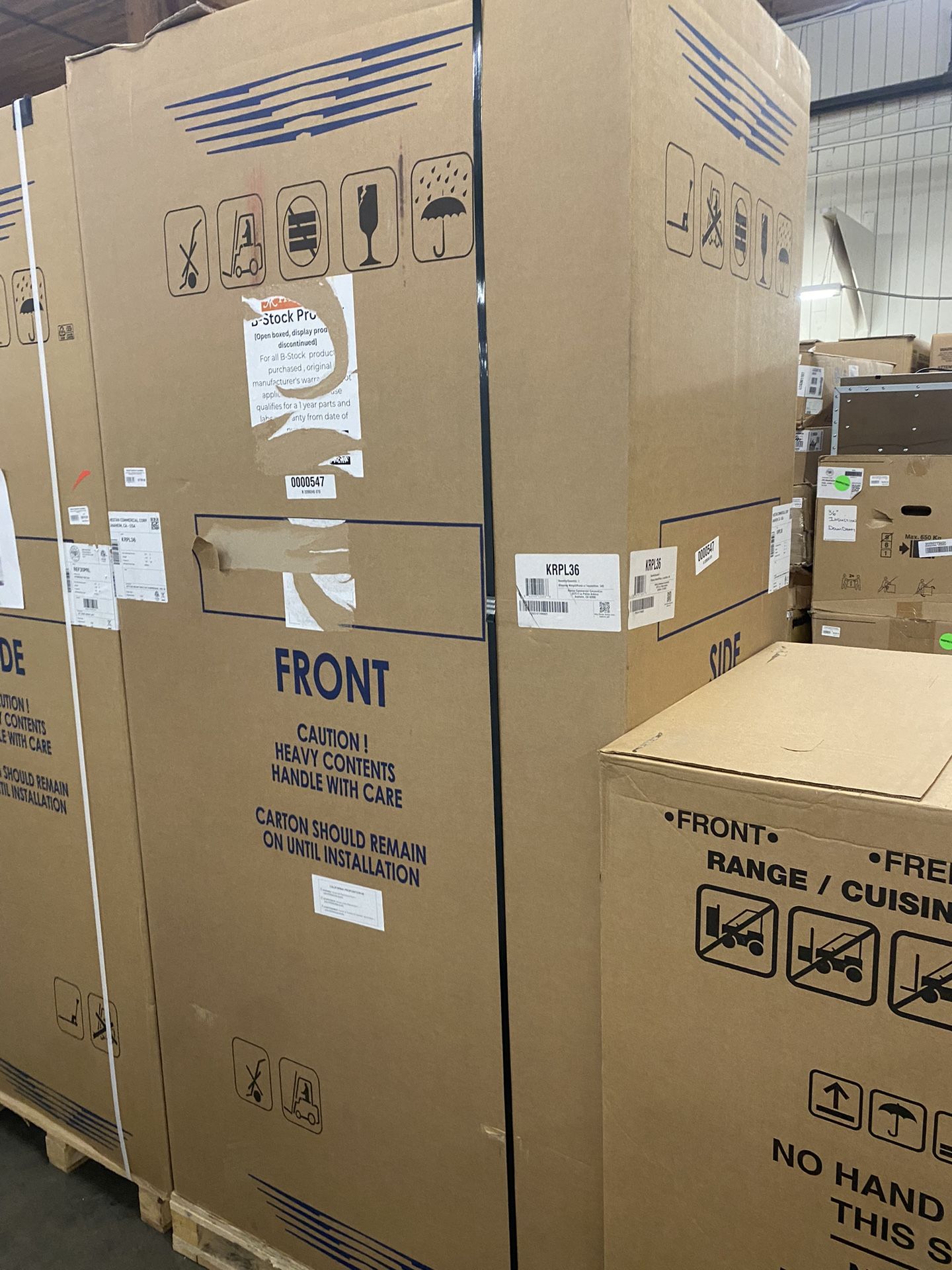 KRPL36 36 Inch Built-In Bottom Freezer Refrigerator