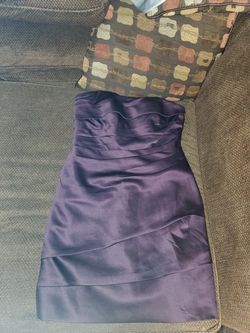 Plum Bridesmaid dress