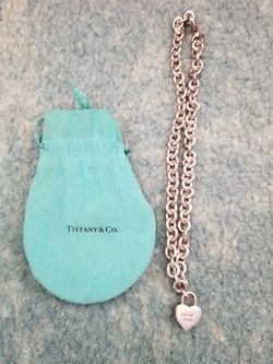 Vintage Tiffany and Company Padlock and Necklace. $300
