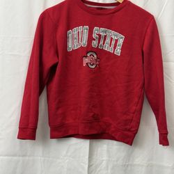 Ohio State Buckeyes red and grey crewneck sweatshirt #Buckeyes