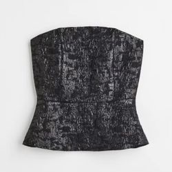 H&M Tube Top Bandeau Size Small NWT