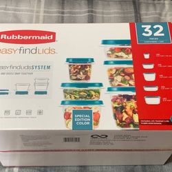 RUBBERMAID Easy Find Lids 32 Piece Set New Kitchen Storage Containers for  Sale in North Bergen, NJ - OfferUp