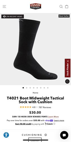 Darn Tough Tactical Socks Size Large