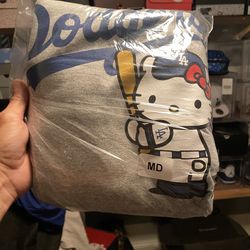 New Dodger Hello Kitty hoodie sz Med