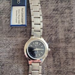 Ladies Classic  Seiko Watch, Silver Color 