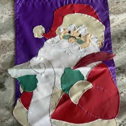 Santa Garden Flag 
