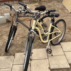 His Her Novara Bikes