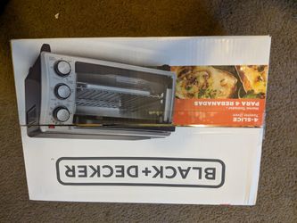 Black & Decker 4 slice toaster oven