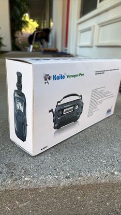 Kaito Voyager Pro Solar & Crank Weather Alert Multiband Radio