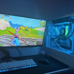 White Gaming Pc Computer Desktop RTX 4060