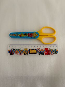Bob the Builder Japan Scissors & Ruler Set, Both for $3, Purchased in Japan