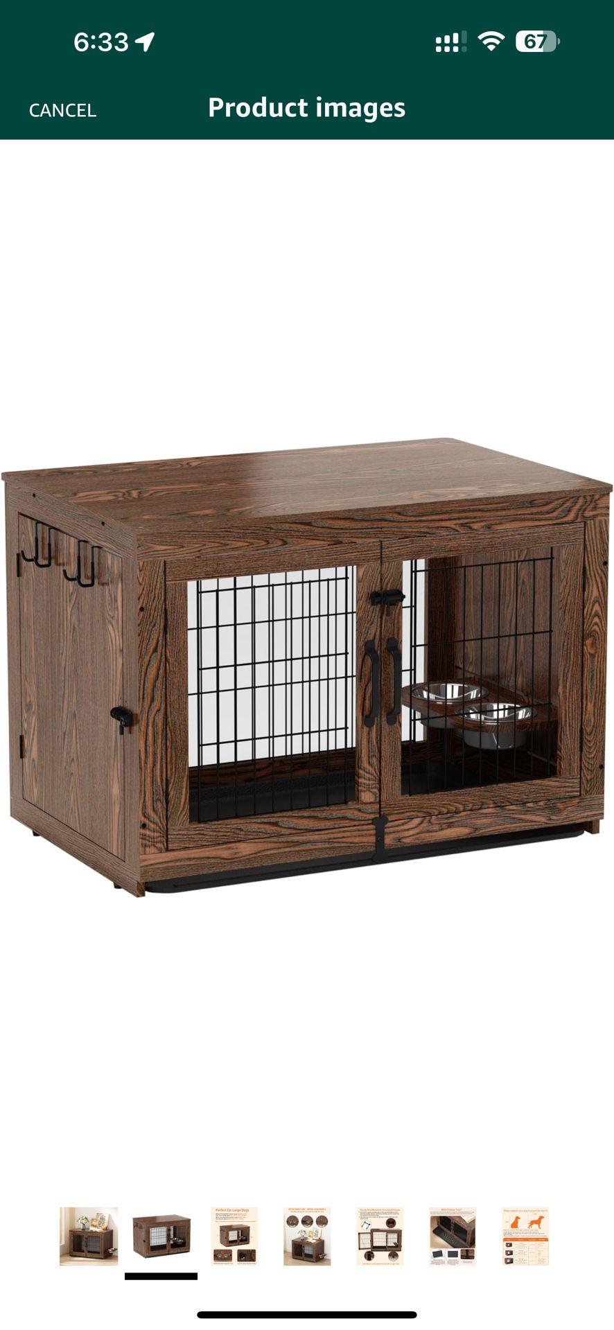 Wooden Dog Crate For Large Dogs