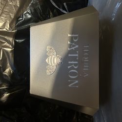 New Large Patron Ice Bucket With Bar Man