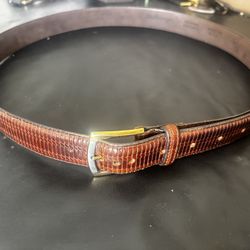 Burberry animal print dress suit belt vintage accessory 