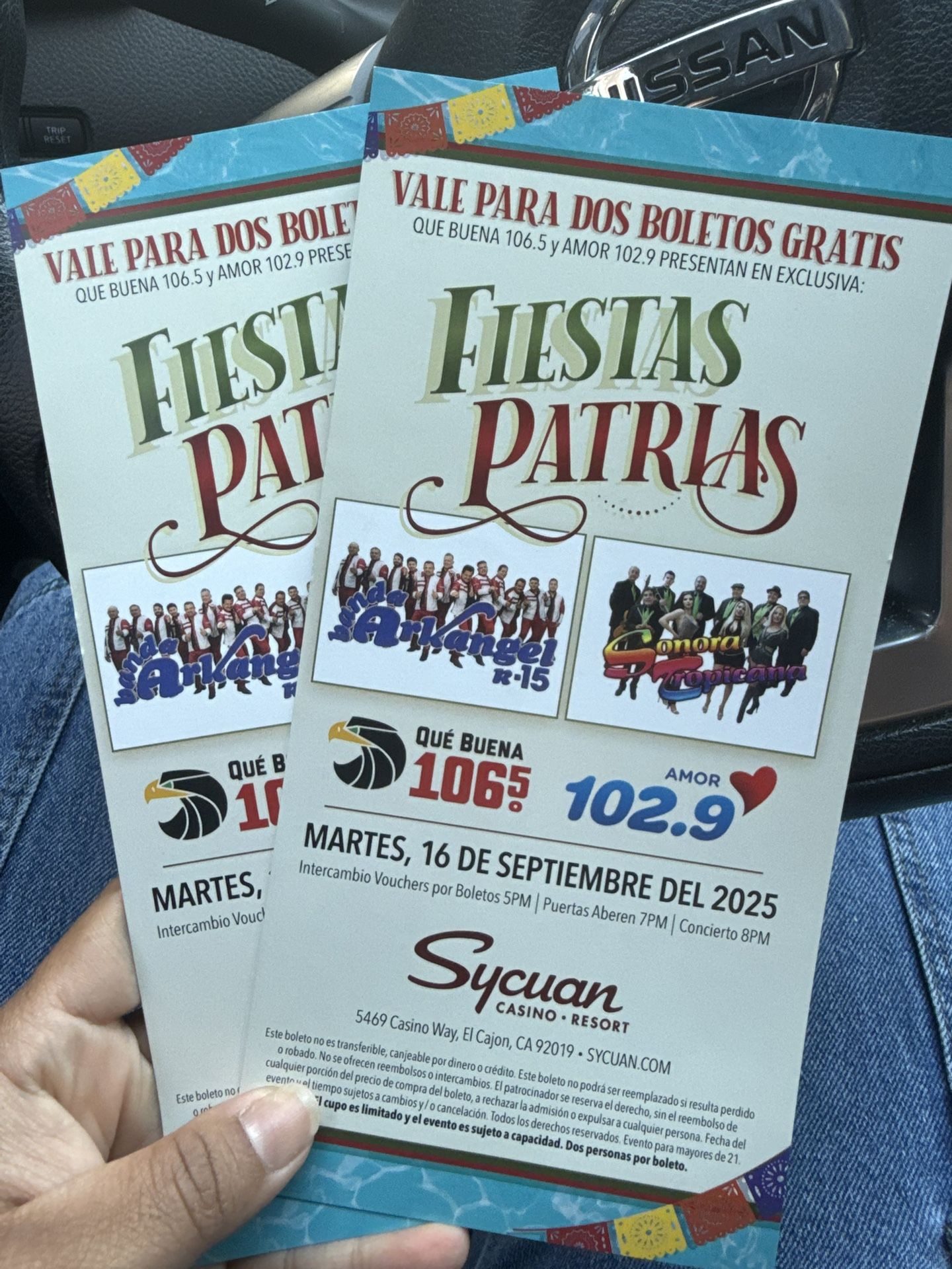 Boletos Fiestas Patrias