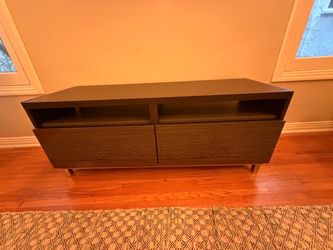 IKEA Besta Dark Wood TV Stand with Drawers