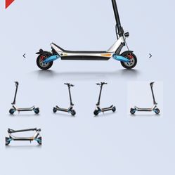 Electric Scooter Varla  Blue And Orange  500w X2