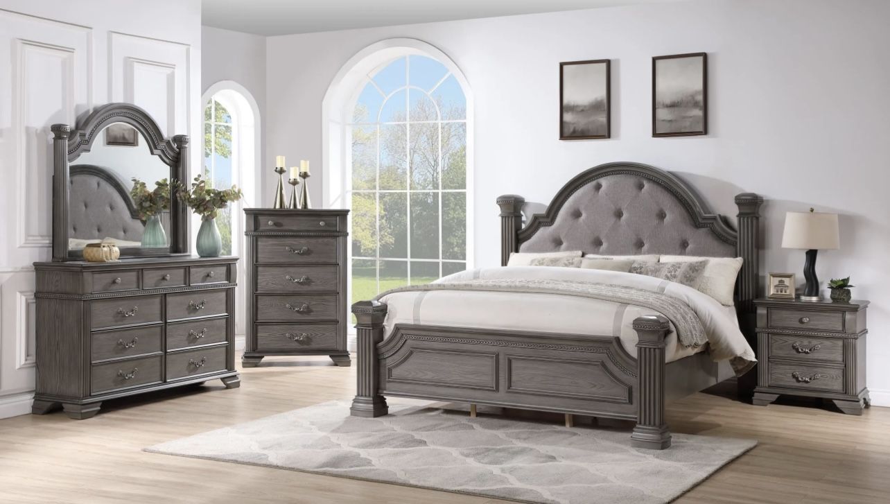 4th Of July Blockbuster Sale 🎆🎇🎇🎆 🔥 Solid Wood Bedroom Set 🔥 Over 50% Off! 