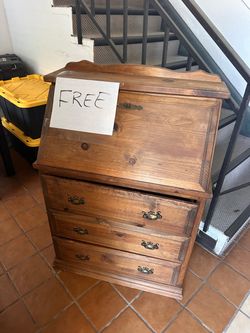 FREE wooden secretary desk