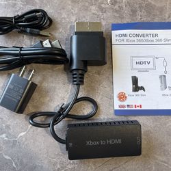 ZUZONG Xbox 360 to HDMI Converter, HD Link Cable for Xbox 360, Xbox 360 to HDMI Support 720P, Compatible with Xbox 360 and Xbox 360 Slim.