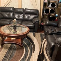 Sofa Set W/4 Recliners