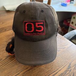 Sundance Film Festival 05 Brown Red Embroidered Adj Cap