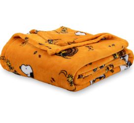 ✨New✨ Peanuts Snoopy and Woodstock Fleece Blanket 90”x90”