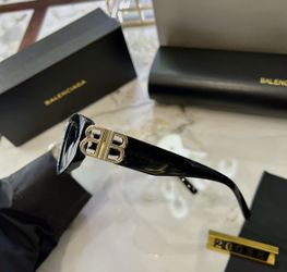 OG Balenciaga  Glasses Unisex All Black BB 2025