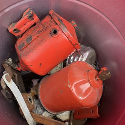 Old Oil, Filter Canister Chevy 