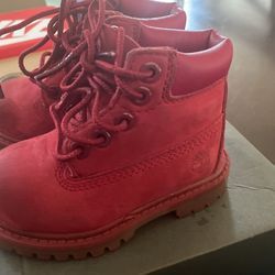 Toddler timbs - Red