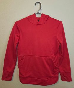 All In Motion - Hoodie Sweatshirt - Youth: Medium - Polyester - Red