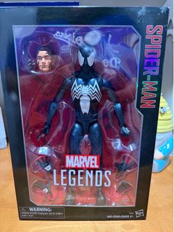 Marvel Legends Series 12" Inch Symbiote Black Suit Spider-Man Hasbro NEW
