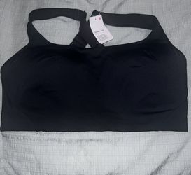 Lululemon All Powered Up Black Bra.