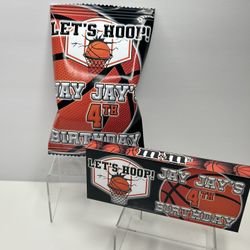 Basketball 🏀 Party Favors (chip Bags And MMS)