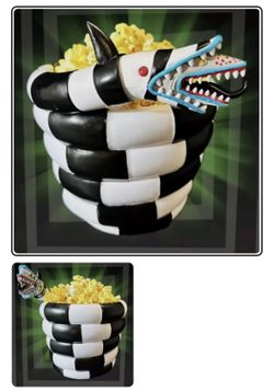 Beeltjuice Popcorn Bucket