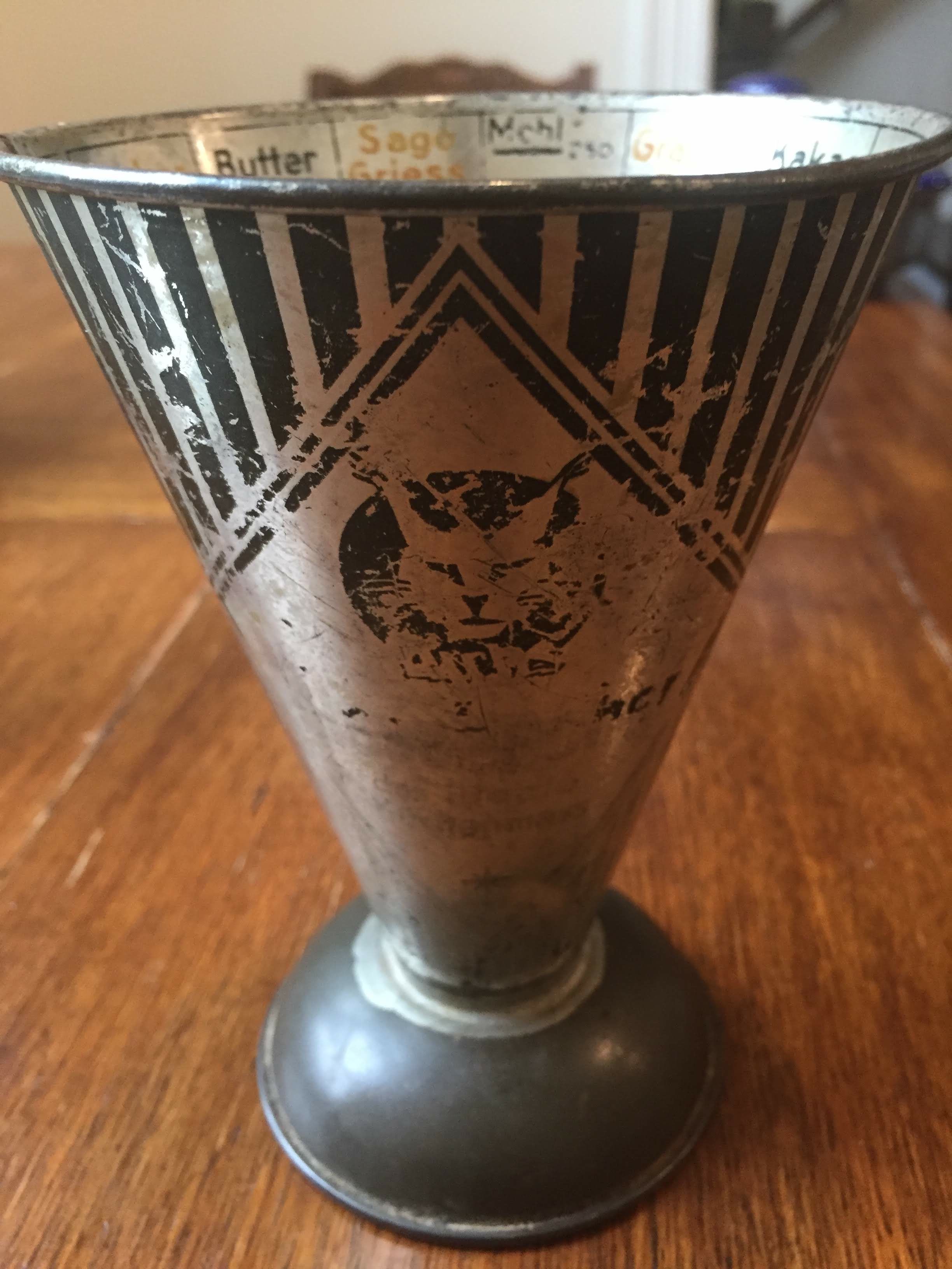 Vintage German Kitchen Measuring Cup