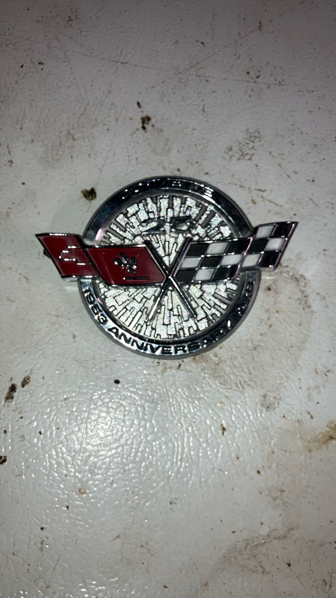 1978 Chevy Corvette Hood Emblem 