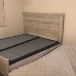 Bed Frame And Matching Drawers 