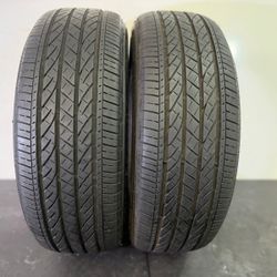 V719  235 55 19 101H  Bridgestone Turanza EL440  - 2 Used Tires 80% Life 