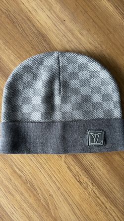 Grey Louis Vuitton Designer Beanie