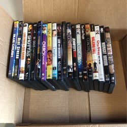 DVD Movies (20)  Clean, In Cases, Excellent.