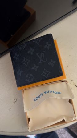 Lv black flower wallet 