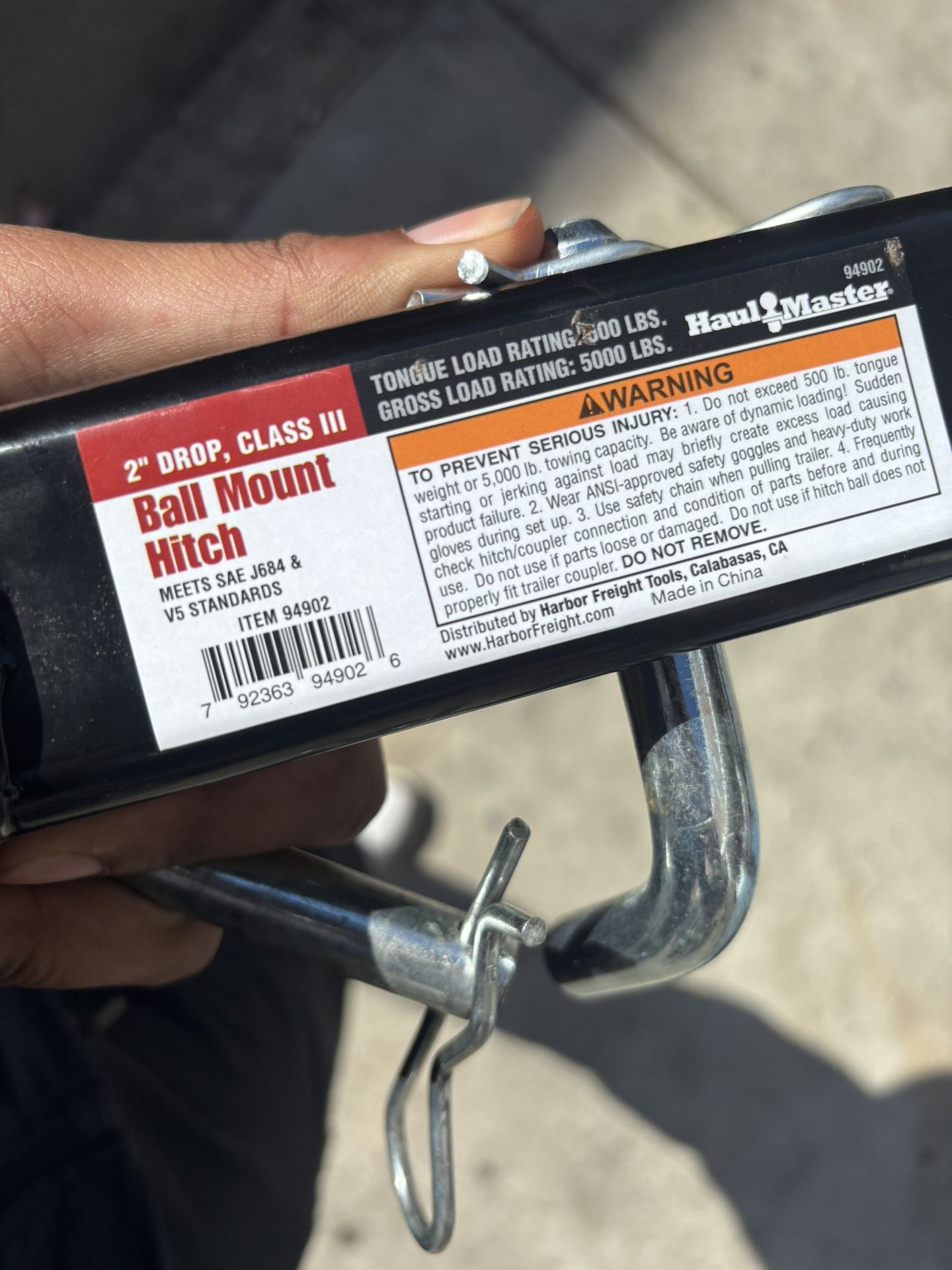 Ball Mount Hitch
