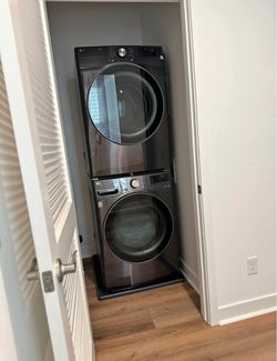LG Stacked Washer and Dryer Set