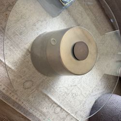 Glass West Elm Circular Coffee Table