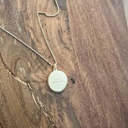 coin necklace(kate spade)