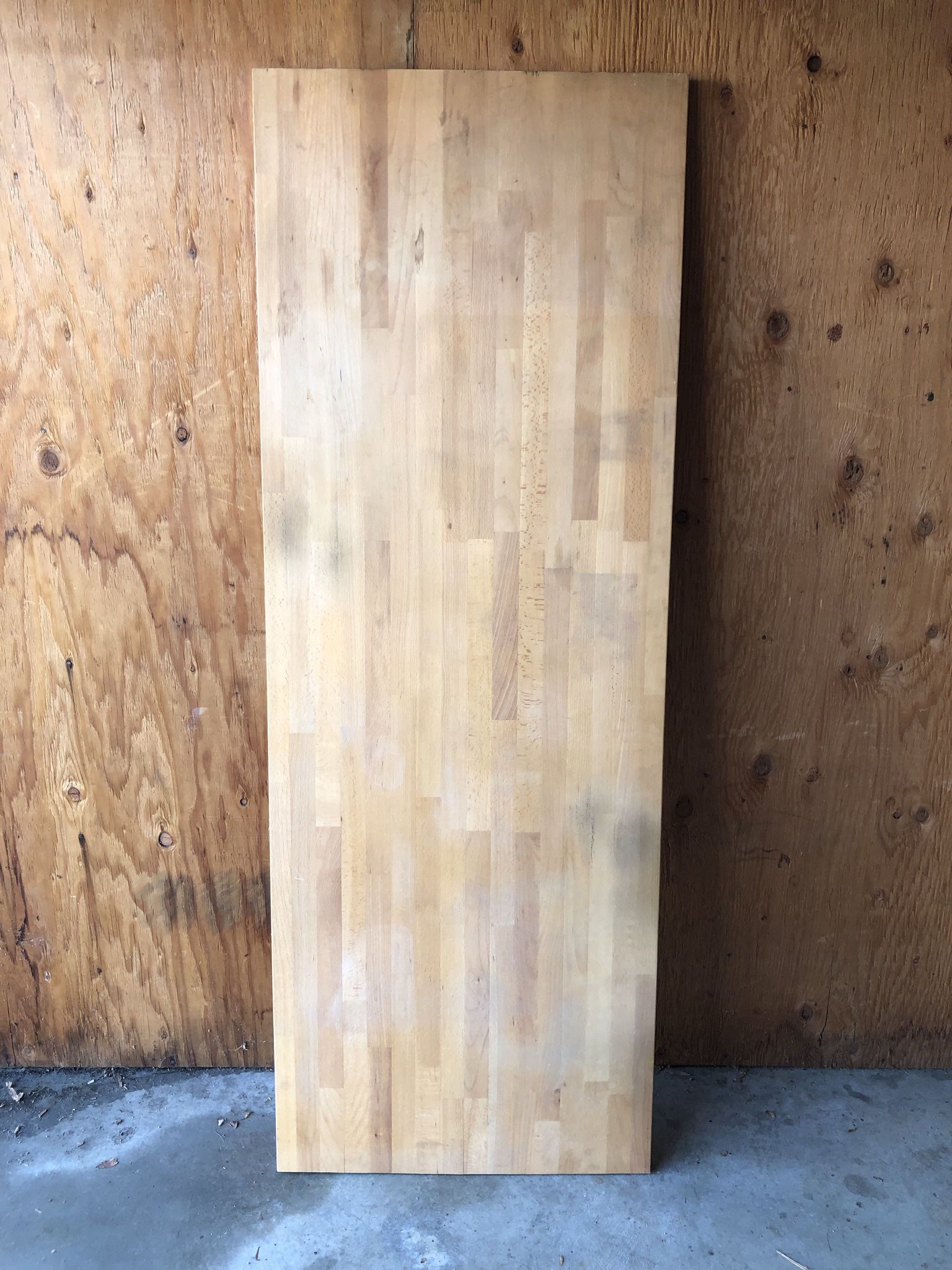 wood desktop / tabletop (oak veneer) 26x71
