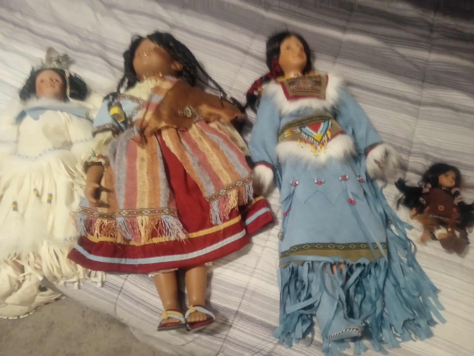 Indian Glass Porcelain Dolls