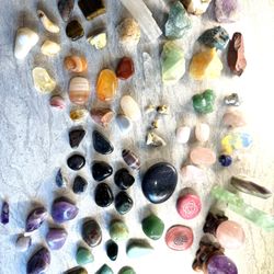 Large Collection Of Crystals And Gemstones