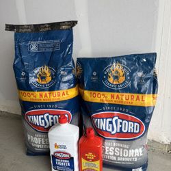 Kingsford Charcoal & Lighters – Some Used, Some New